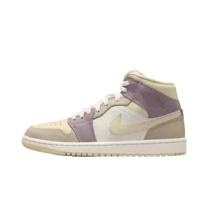Jordan 1 Mid Light Orewood Brown Taupe Grey (Women's)