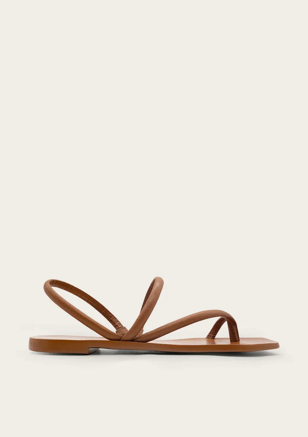 KAANAS Aztec Strappy Sandal - Tan