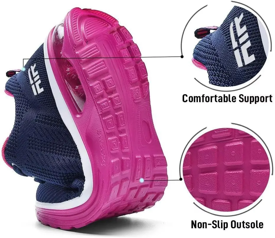 Lamincoa Womens Walking Shoes Lightweight Running Shoes Womens Tennis Shoes Non Slip Air Shoes Breathable Mesh Air Cushion Sneakers for Gym Workout Sports