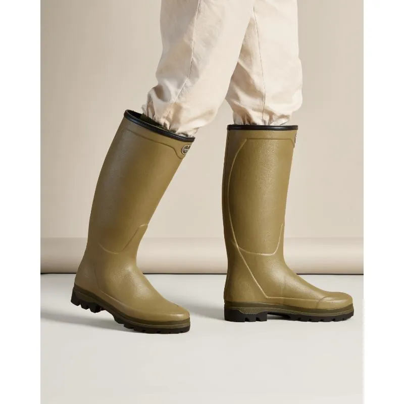 Le Chameau Country Cross Neoprene Lined Mens Boot - Iconic Green