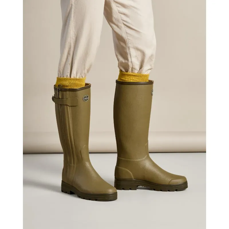 Le Chameau Country Cross Neoprene Lined Mens Boot - Iconic Green