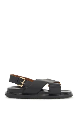 leather fussbett sand FBMS015701P3614 BLACK