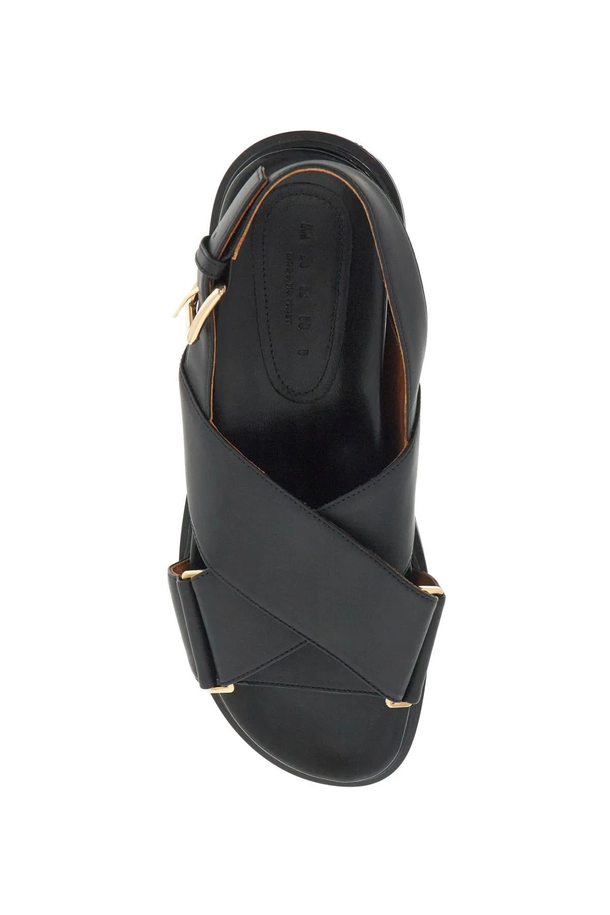 leather fussbett sand FBMS015701P3614 BLACK