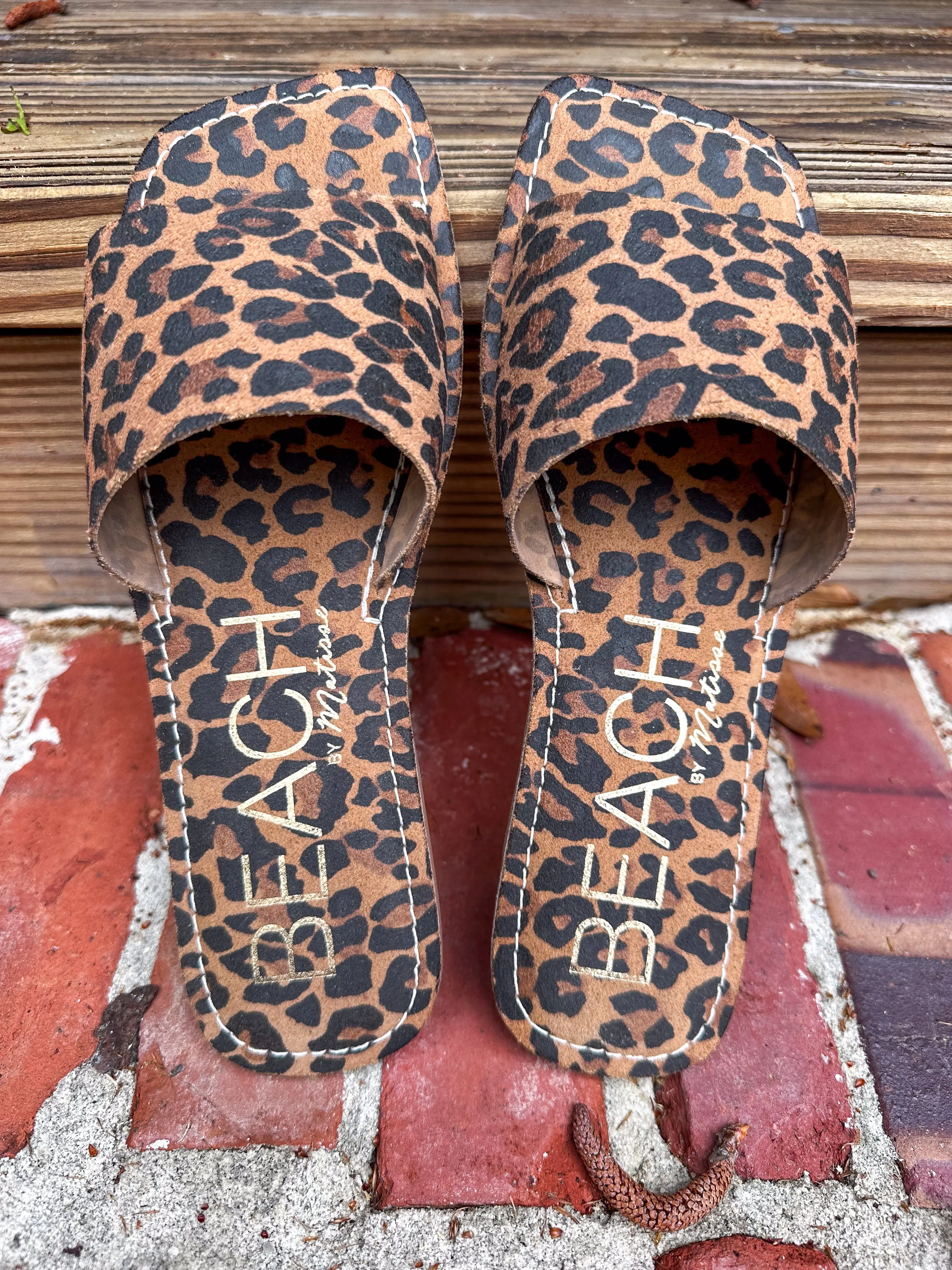 Leopard Sandals