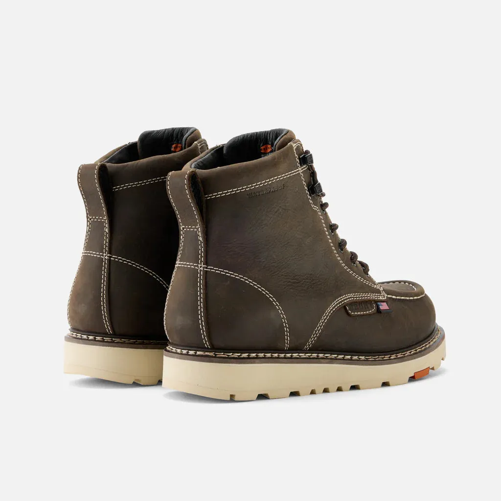 Marin 6” USA Welted Comp Toe - Dark Brown