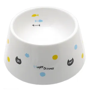 Marukan Easy Eat Ceramic Cat Dish