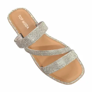 Medusa Silver Sandals