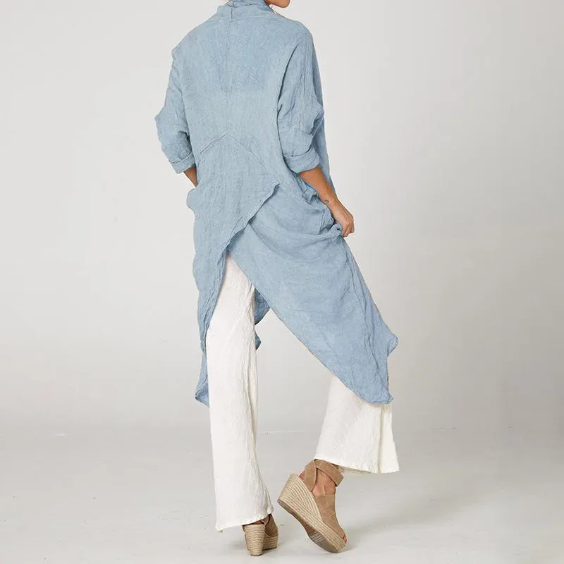 Melissa - Draped Cowl-Neck Top