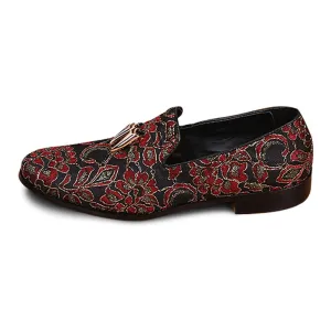 Mens Slip on Low Top Oxfords with Decoration