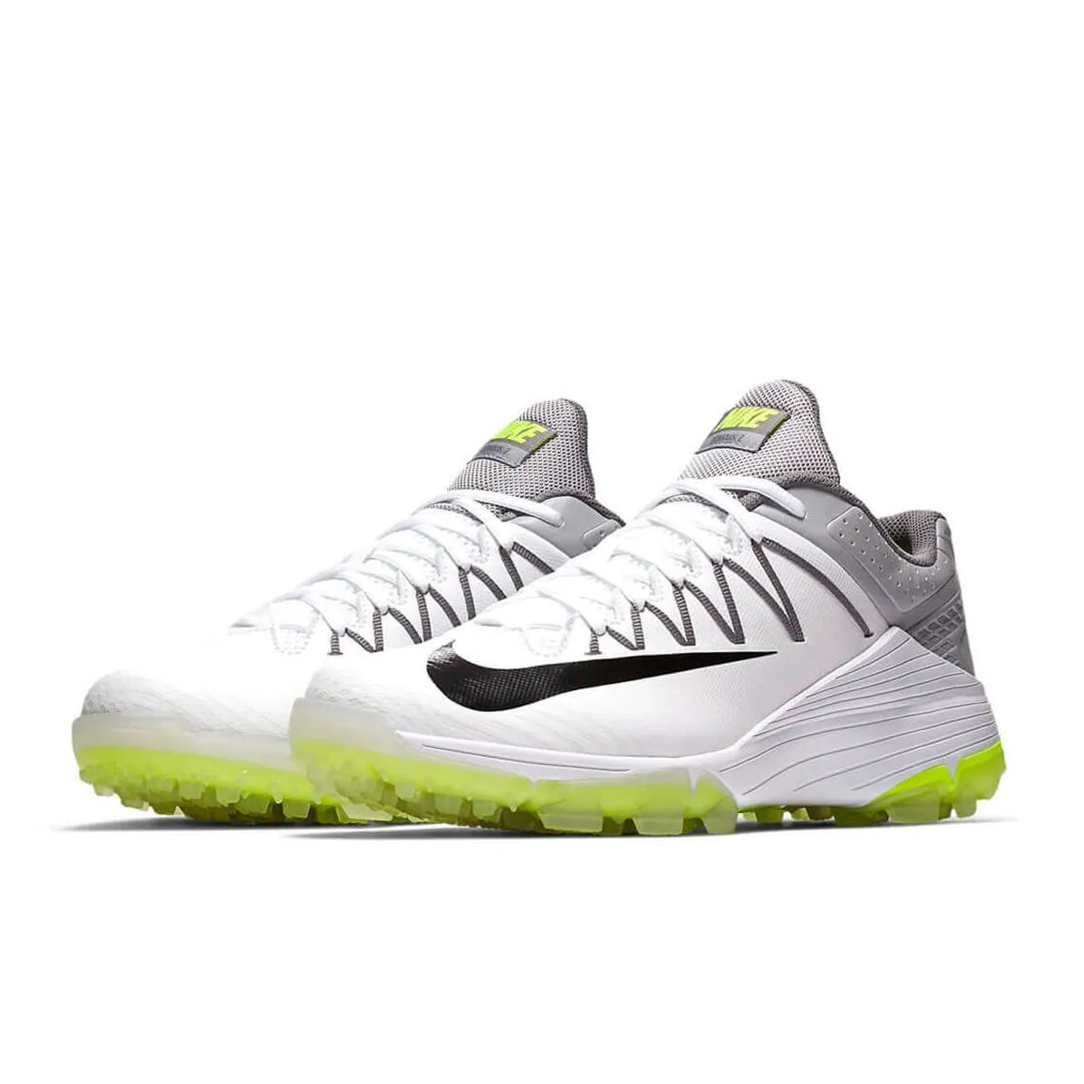 Nike Domain 2 Unisex White / Black - Wolf Grey Cricket Rubber Shoe