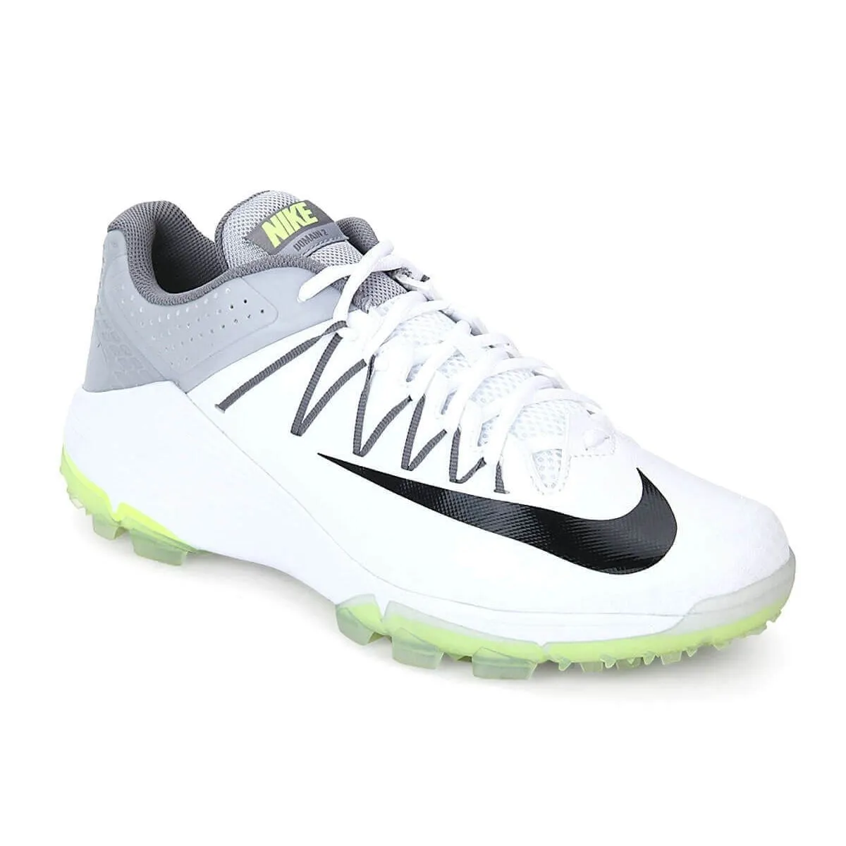 Nike Domain 2 Unisex White / Black - Wolf Grey Cricket Rubber Shoe