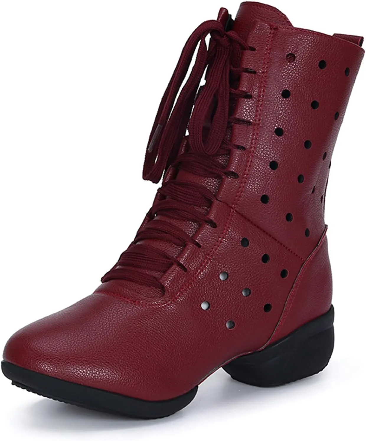 ONAIC Ballroom Dance Shoes for Womens Salsa Latin Wedding Party Shoes Non -Slip Comfortable Jazz Boots Platform