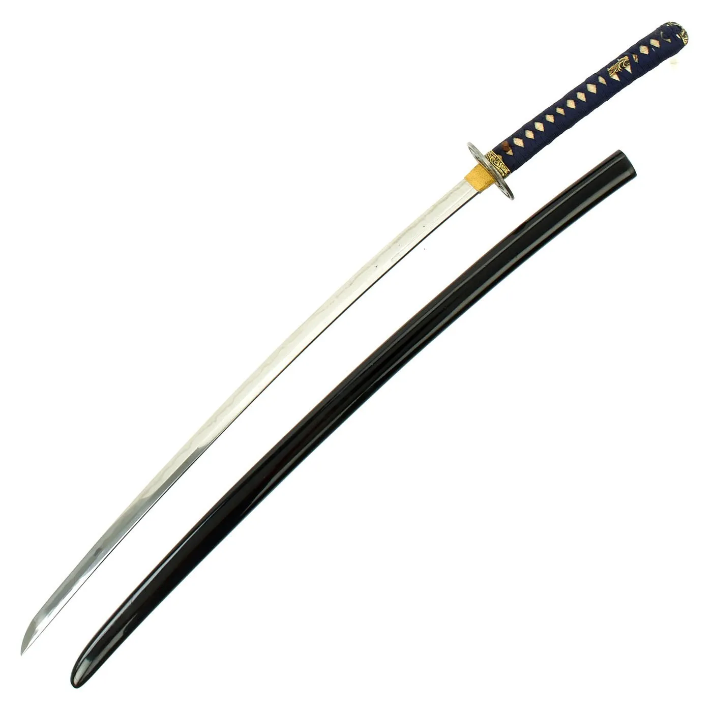 Original 16th Century Japanese Katana Samurai Sword with Ancient Handmade Fullered Blade