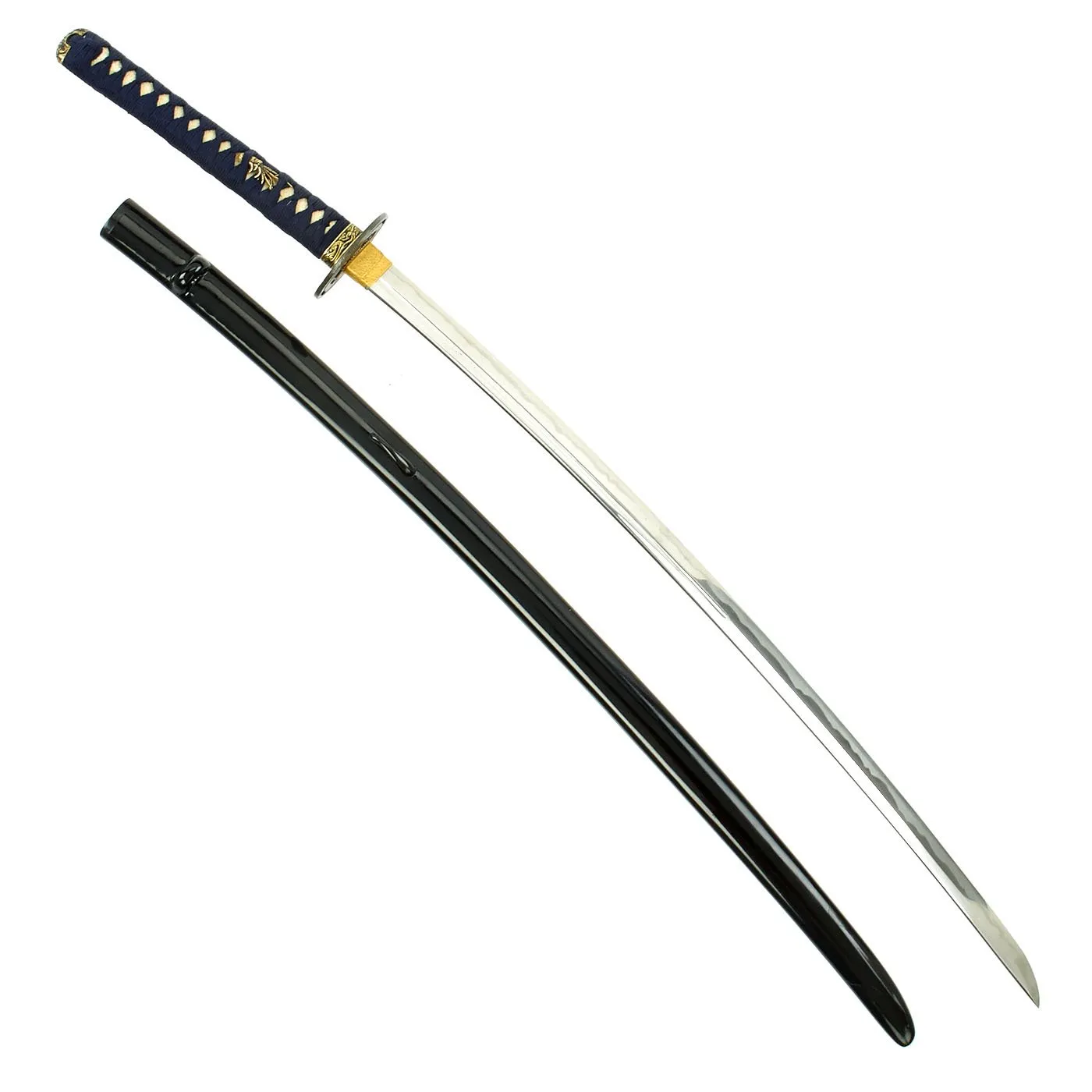 Original 16th Century Japanese Katana Samurai Sword with Ancient Handmade Fullered Blade