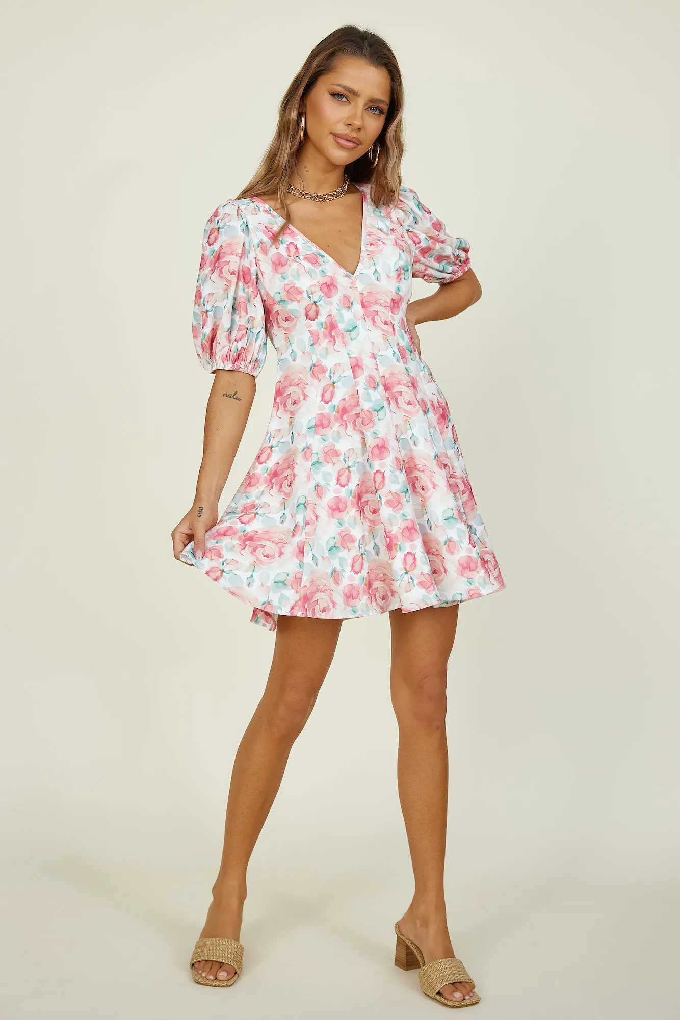Over The Horizon Dress Pink