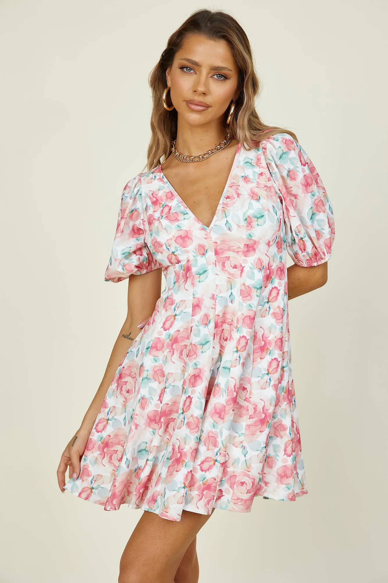 Over The Horizon Dress Pink