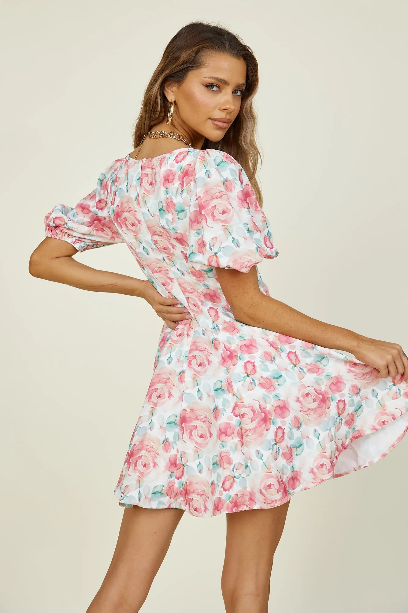 Over The Horizon Dress Pink