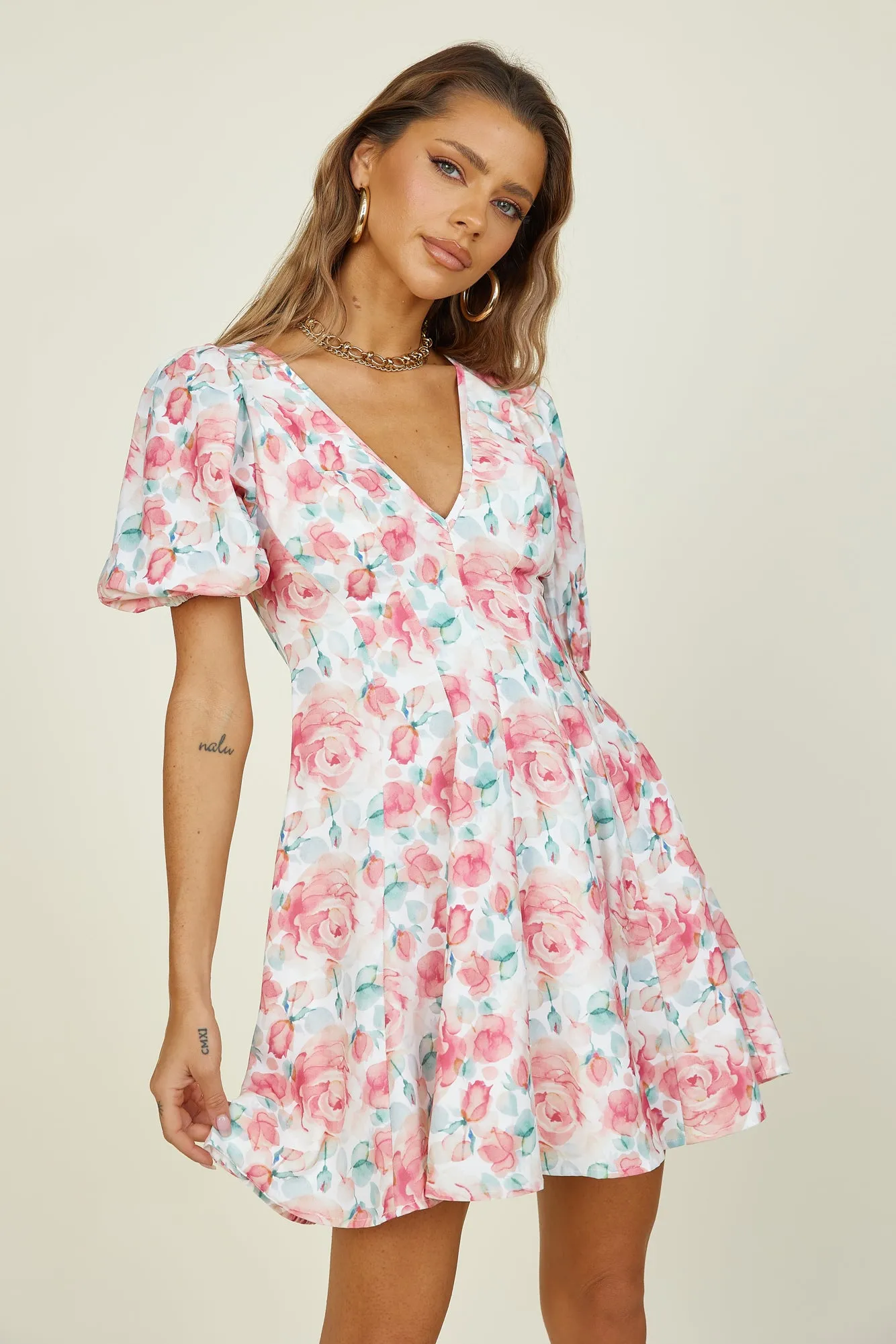 Over The Horizon Dress Pink