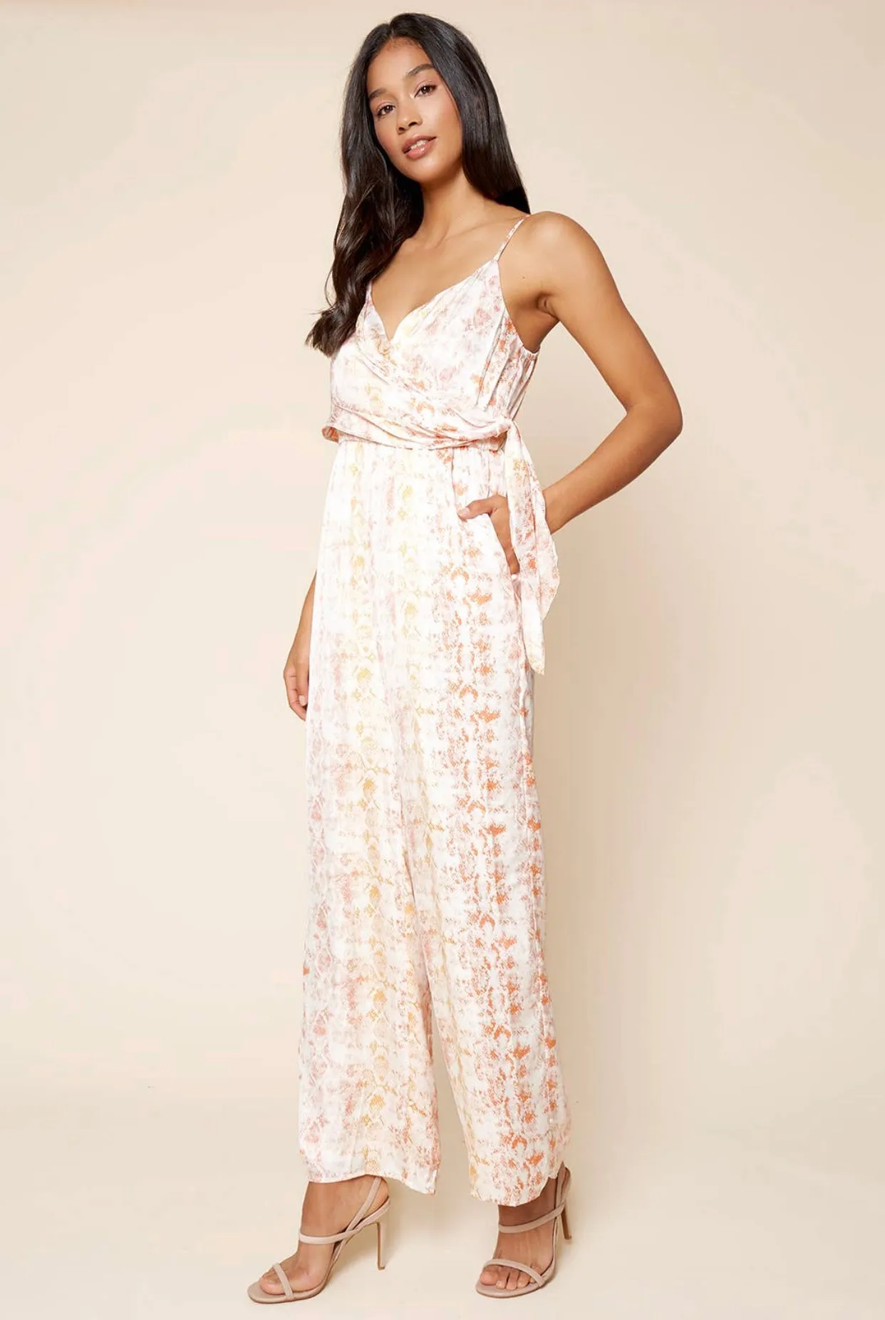 Payton Snake Printed Jumpsuit