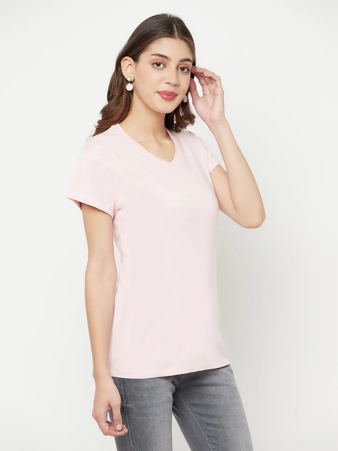 Pink Typographic T-Shirt