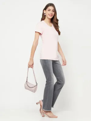 Pink Typographic T-Shirt