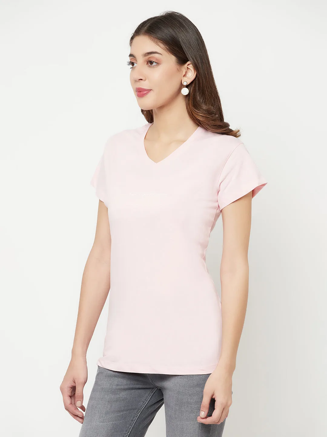Pink Typographic T-Shirt