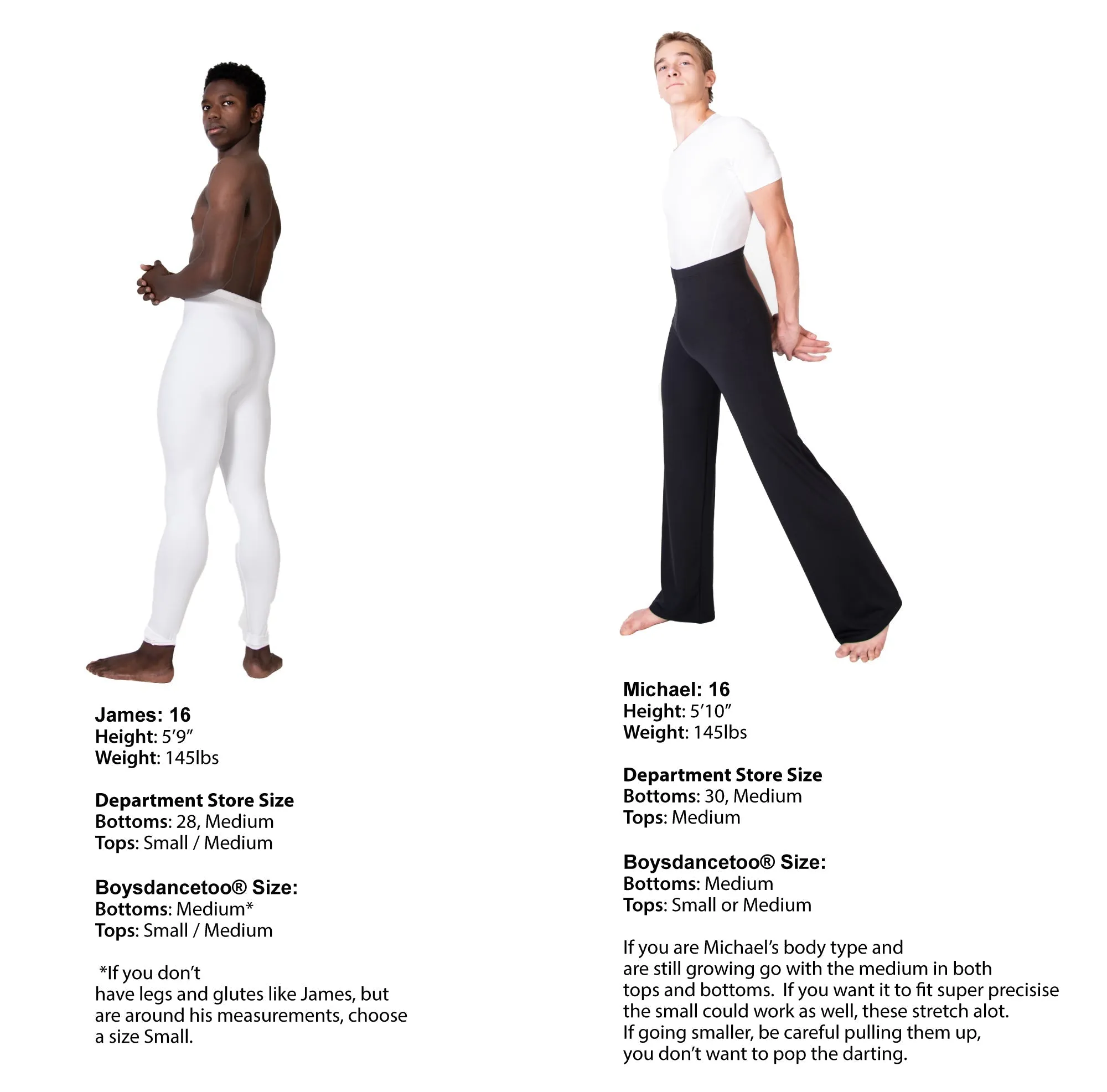 Precision Fit White Convertible Ballet Tights - BOYS - FINAL SALE