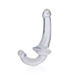 Realrock Crystal Clear Strapless Strap-On 6&#39;&#39; Transparent