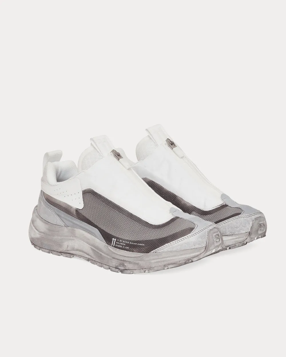 Saberi Bamba 2 Light Grey Low Top Sneakers