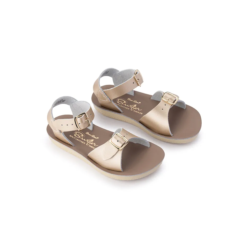 Salt Water Sandals Surfer Gold