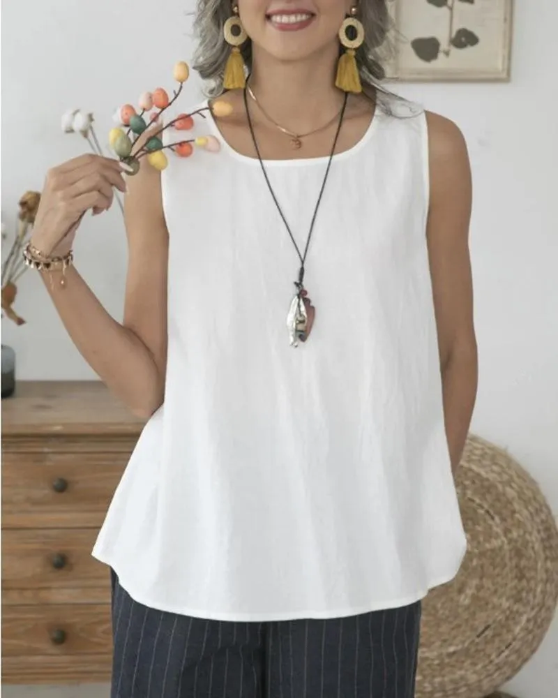 Sherry - Chic Sleeveless Top