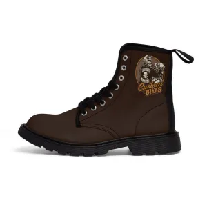 Skull Boots Brown