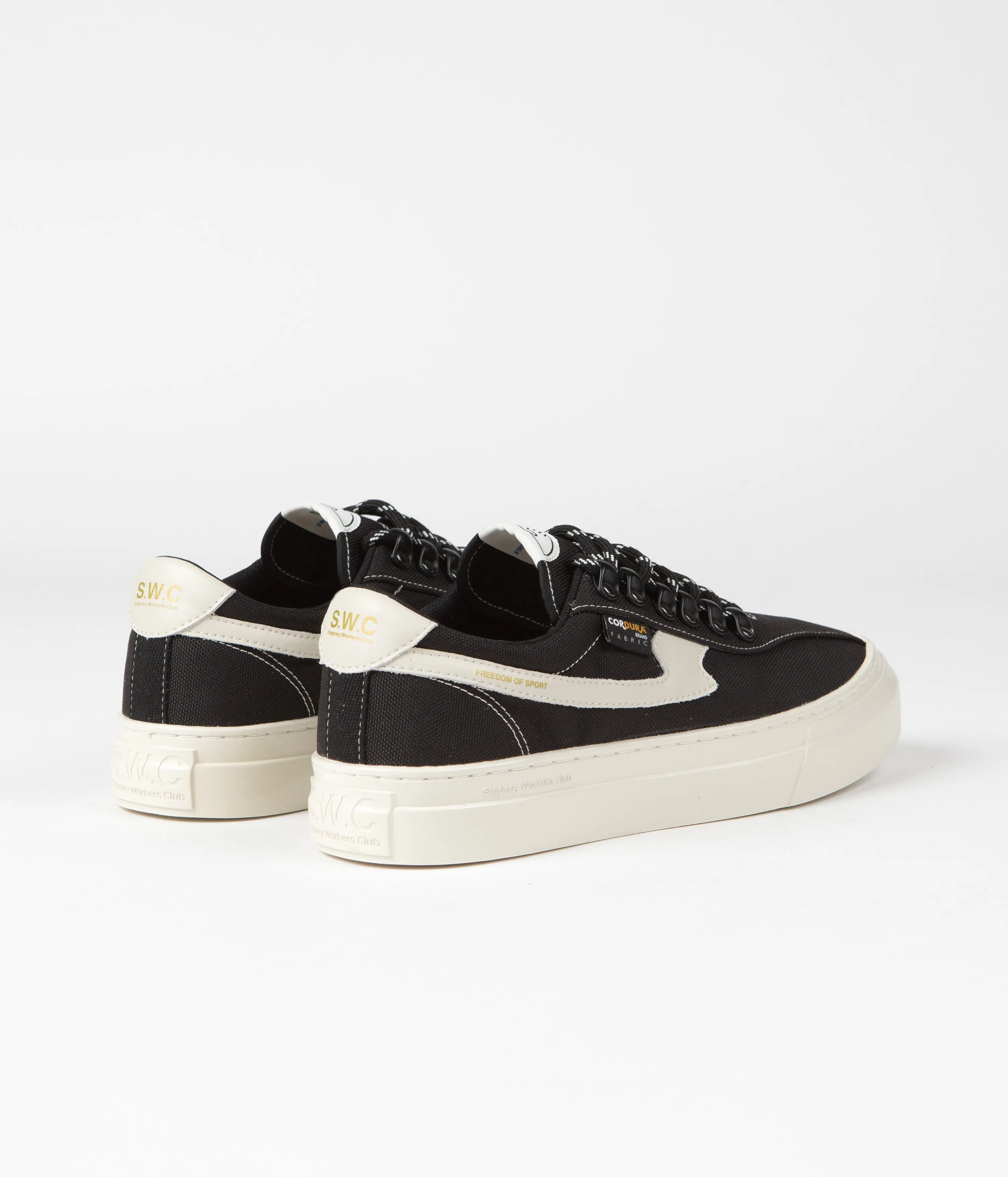 Stepney Workers Club Dellow S-Strike Cup Cordura Shoes - Black / Ecru
