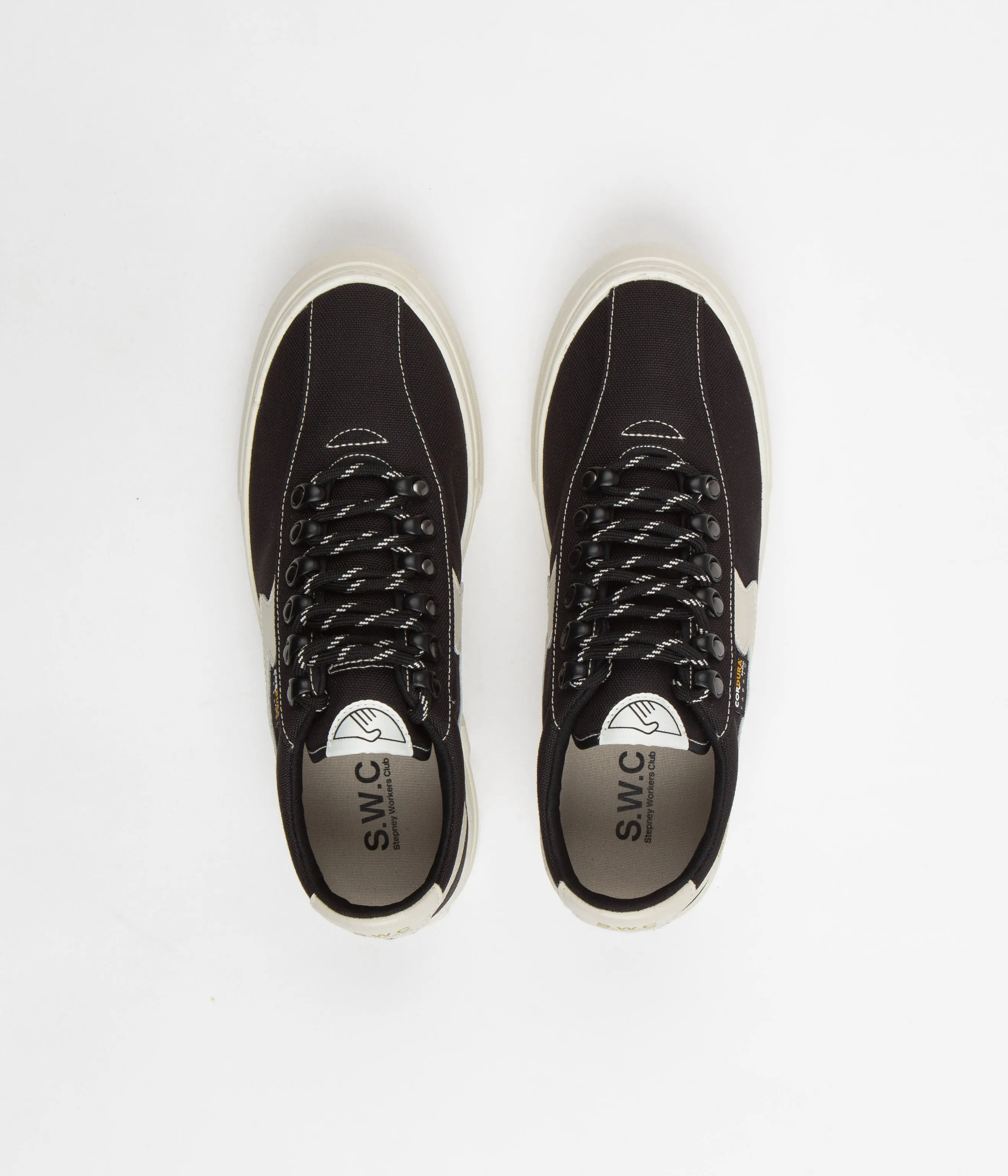 Stepney Workers Club Dellow S-Strike Cup Cordura Shoes - Black / Ecru