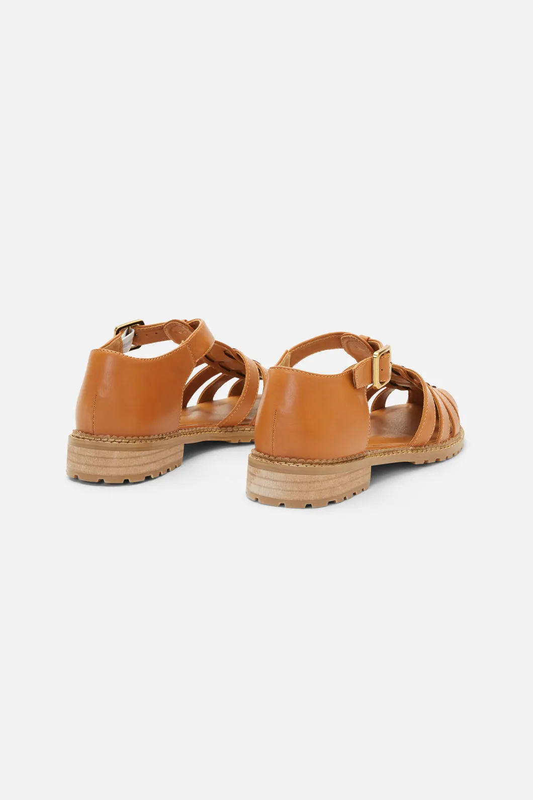 Tan Anemone Sandals