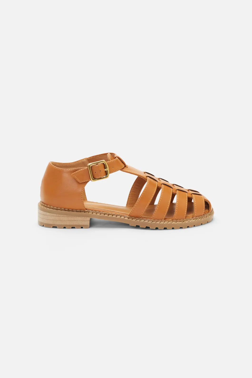 Tan Anemone Sandals