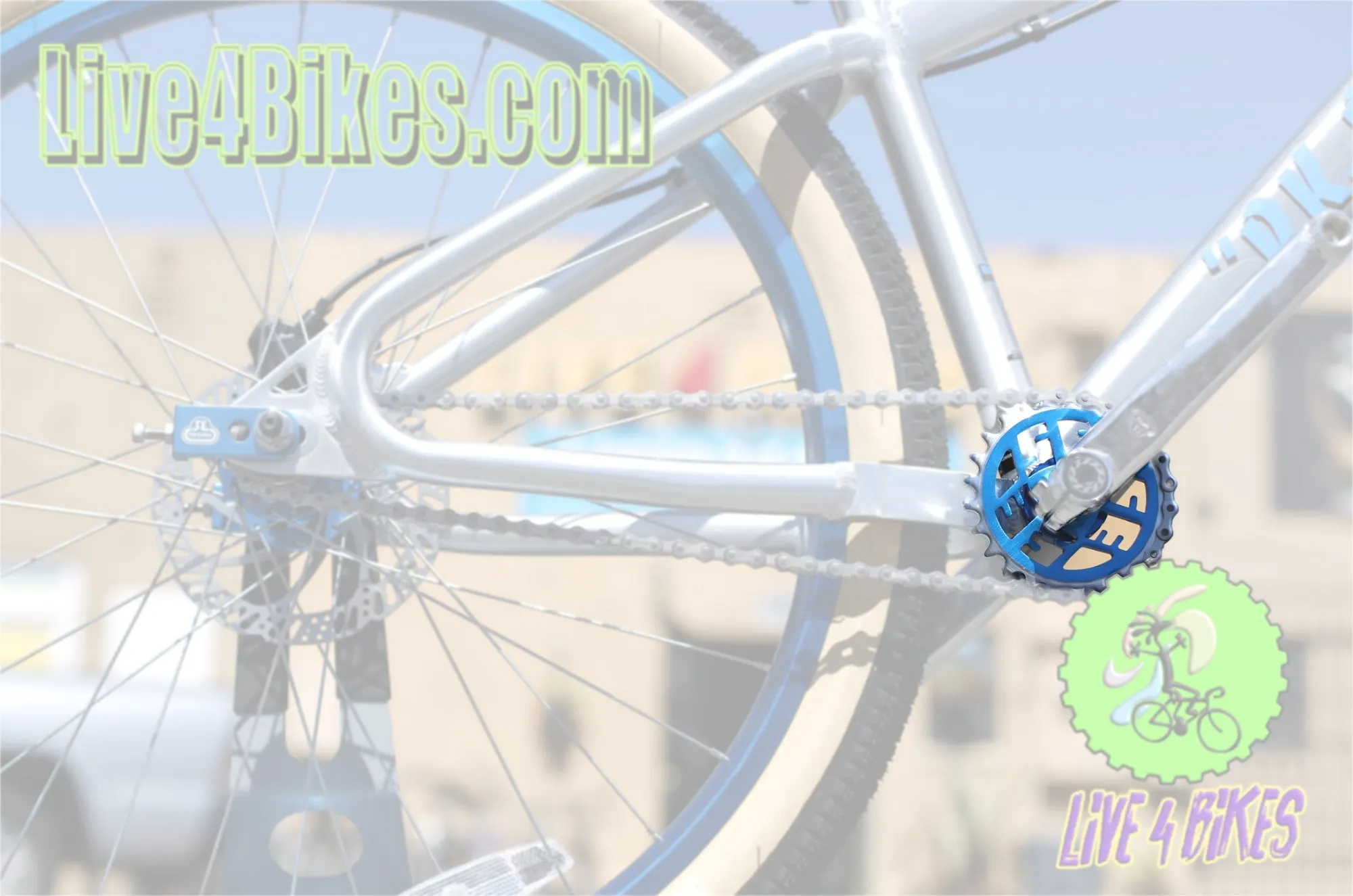The Cruiser 46T 1/2 x 1/8 Chrome  Chainring - live4bikes