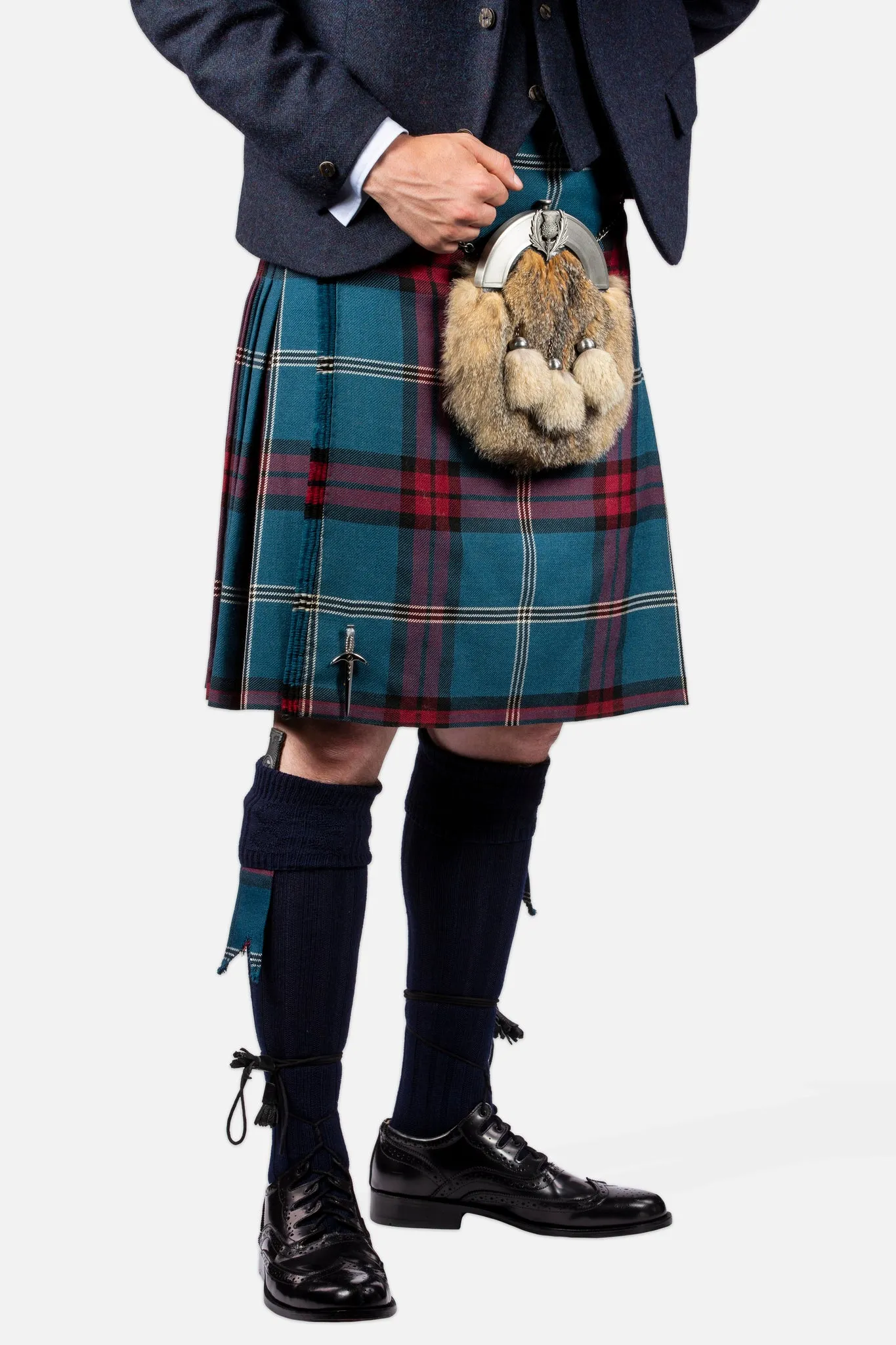 University of Edinburgh / Lovat Navy Tweed Kilt Hire Outfit