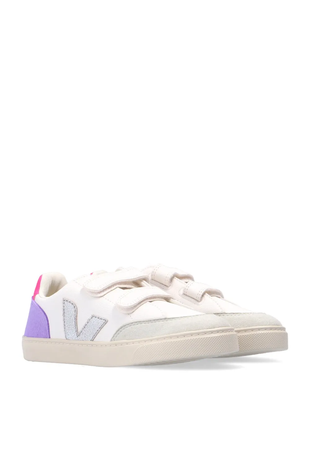 VEJA KIDS' SMALL V-12 VELCRO SNEAKER