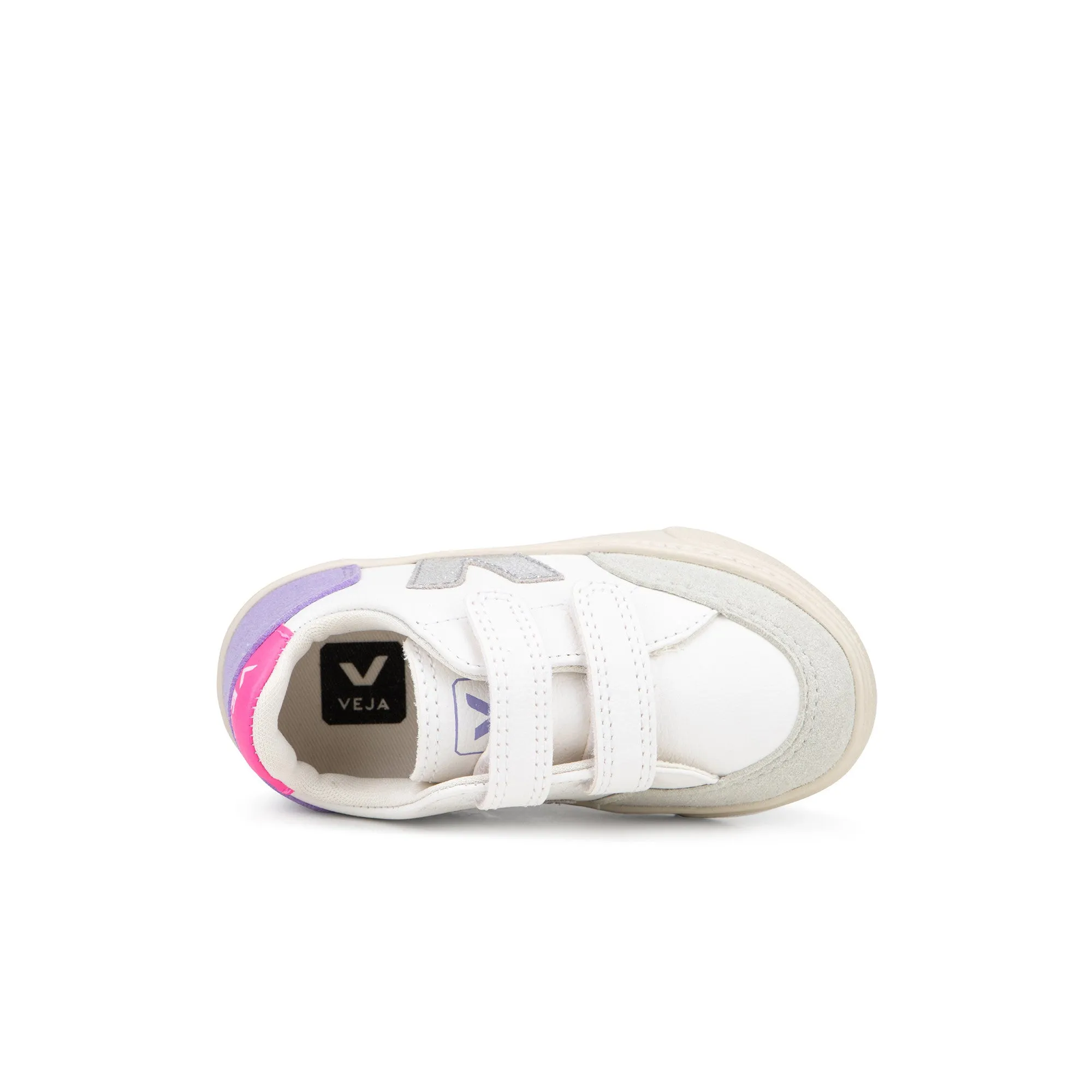 VEJA KIDS' SMALL V-12 VELCRO SNEAKER