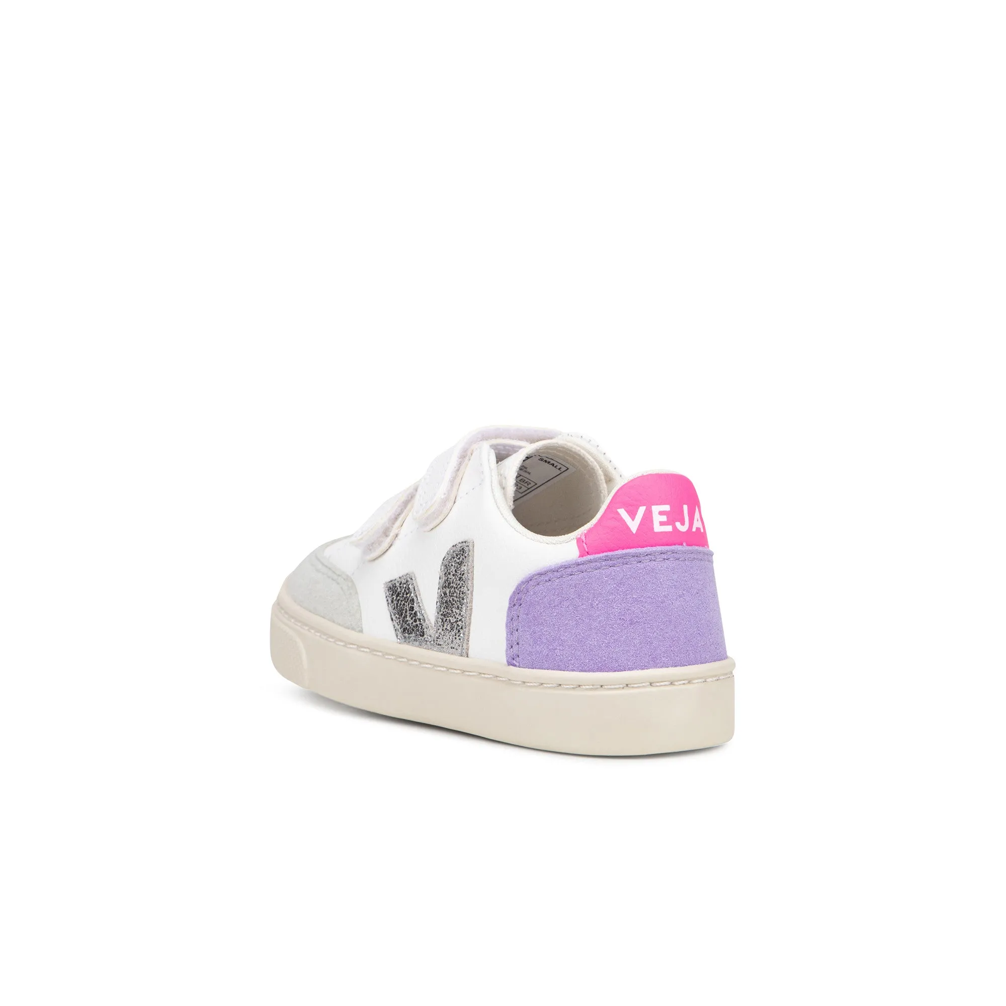 VEJA KIDS' SMALL V-12 VELCRO SNEAKER