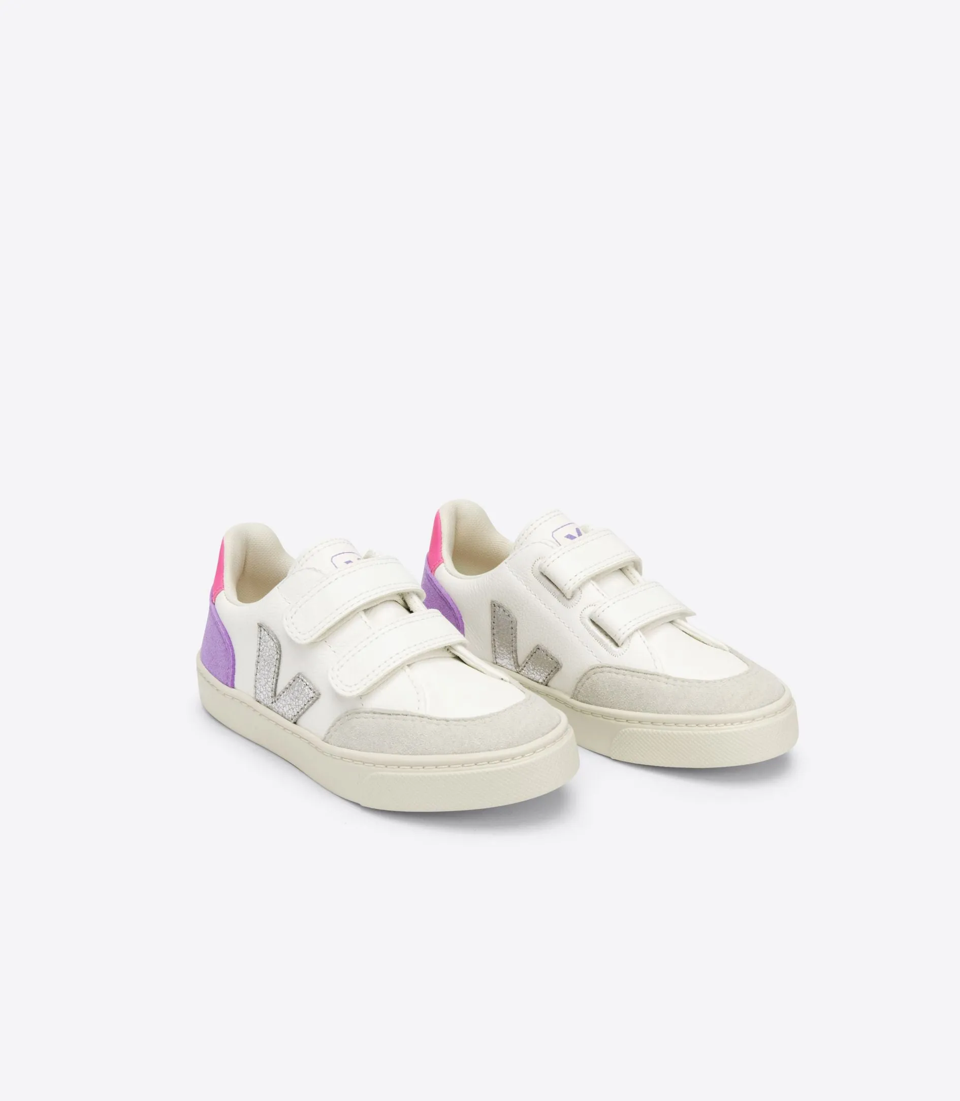 VEJA KIDS' SMALL V-12 VELCRO SNEAKER