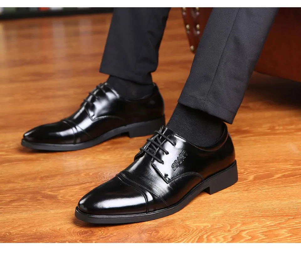 West Louis Oxfords Gentlemen Dress Leather Shoes
