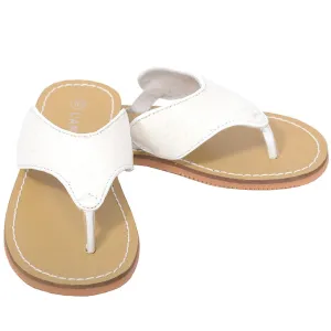 White T Strap Flip Flop Summer Spring Sandal Girl 11-4