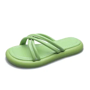 Women's Casual Flat Versatile Non-slip Flip Flops Stylish Sandals Water
