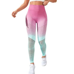 Women's Push Up Hollowed Out Seamless High Waist Leggings