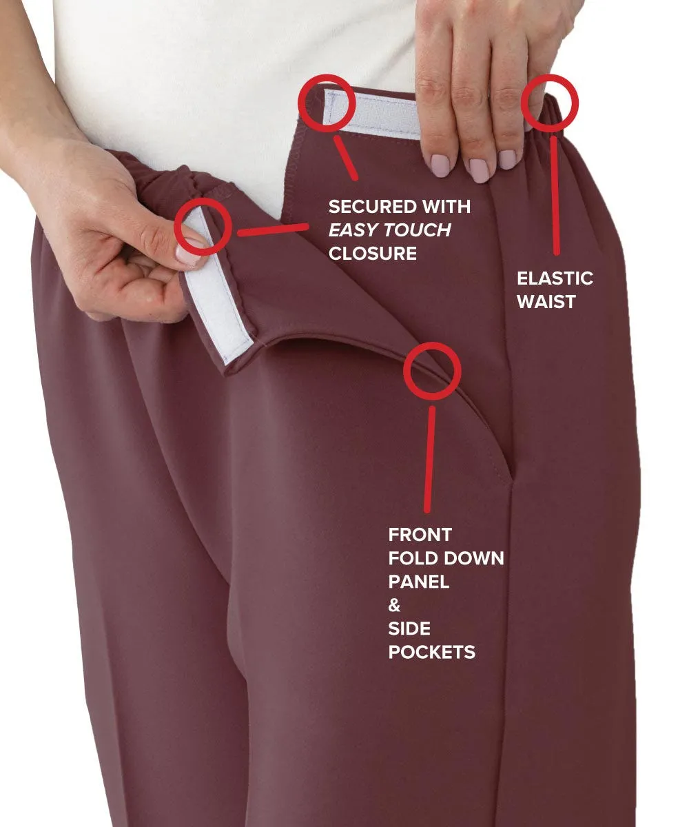 Women's Self Dressing Easy Access Pant