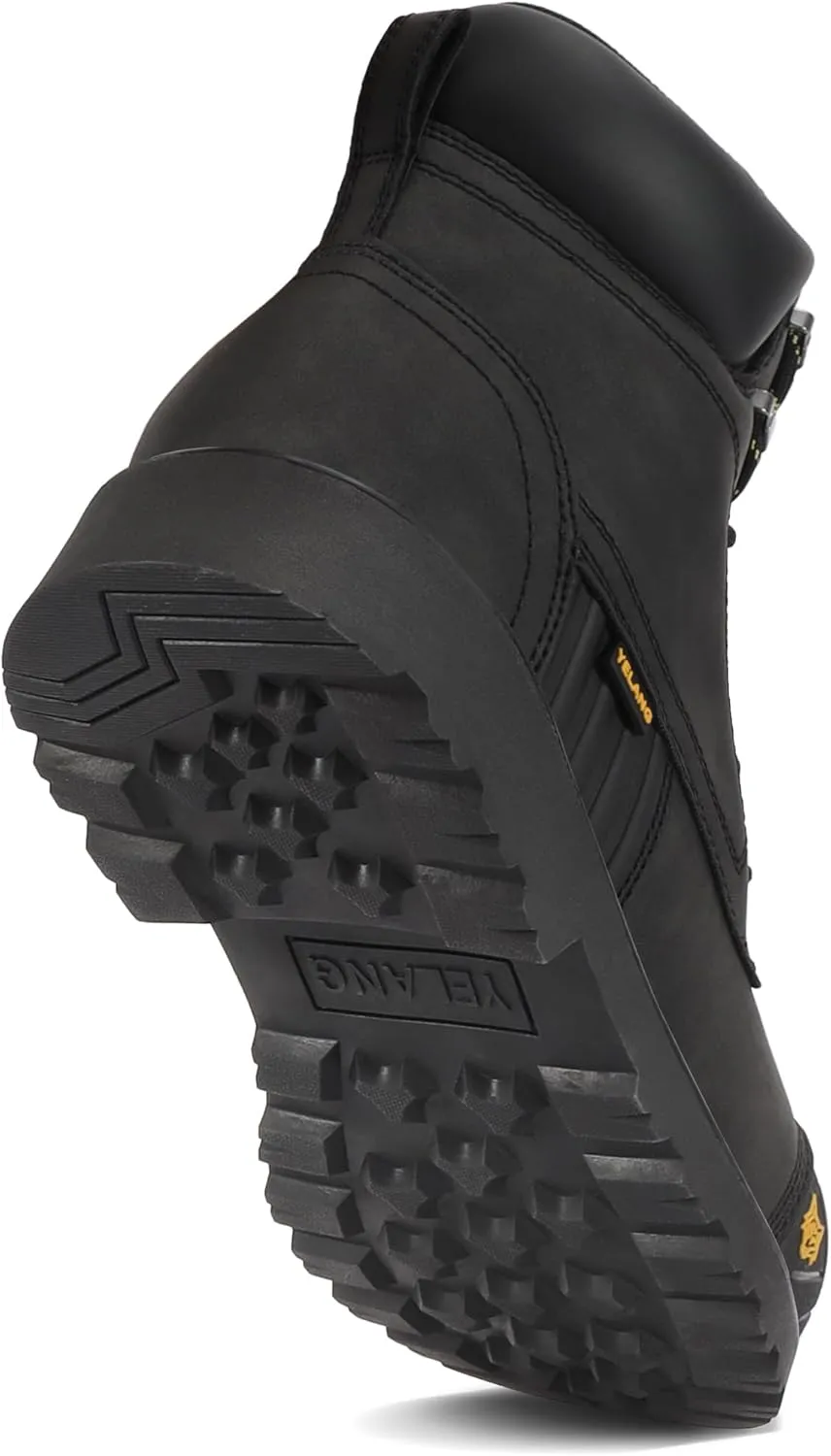Yelang Men's Steel Toe Safety Work Boot Slip Resistant Puncture Utility Shoes 6 Inch For Industrial Construction Outdoor botas de trabajo para hombre